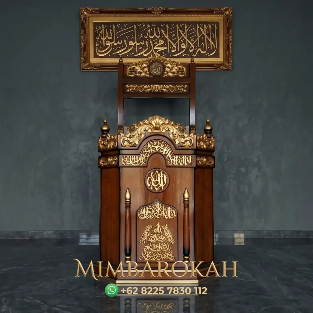 New Model Mimbar Ukiran Masjid Di Semarang