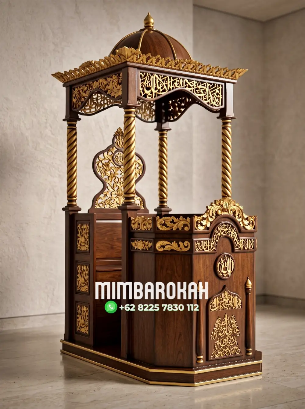 Mimbar Kubah Atap Kubah Pesanan DKM Masjid Pekalongan Pemalang Tegal