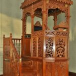 Model Mimbar Imam Di Masjidil Ukiran Mewah Jepara