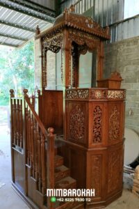Mimbar Kayu Sesuai Sunnah Pesanan Masjid Purwodadi