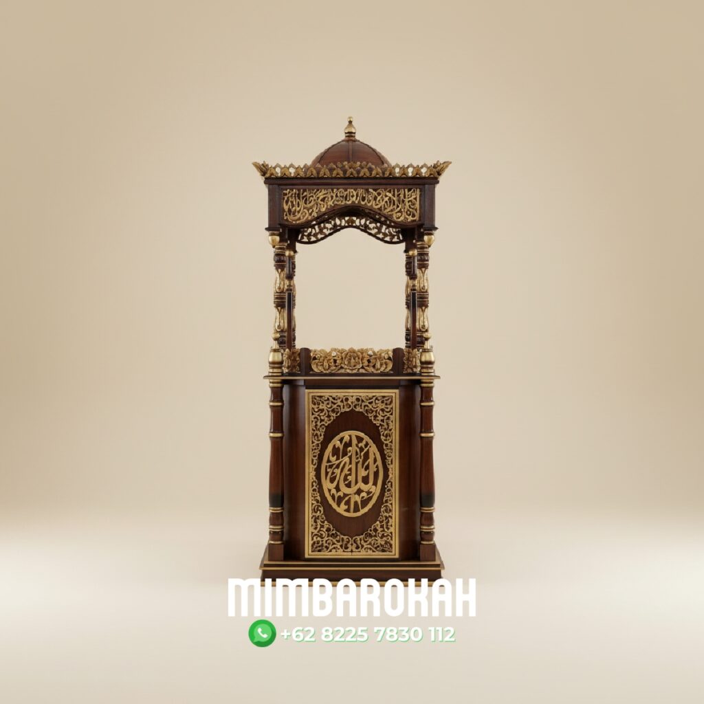 Mimbar Masjid Podium Kudus Buatan Jepara