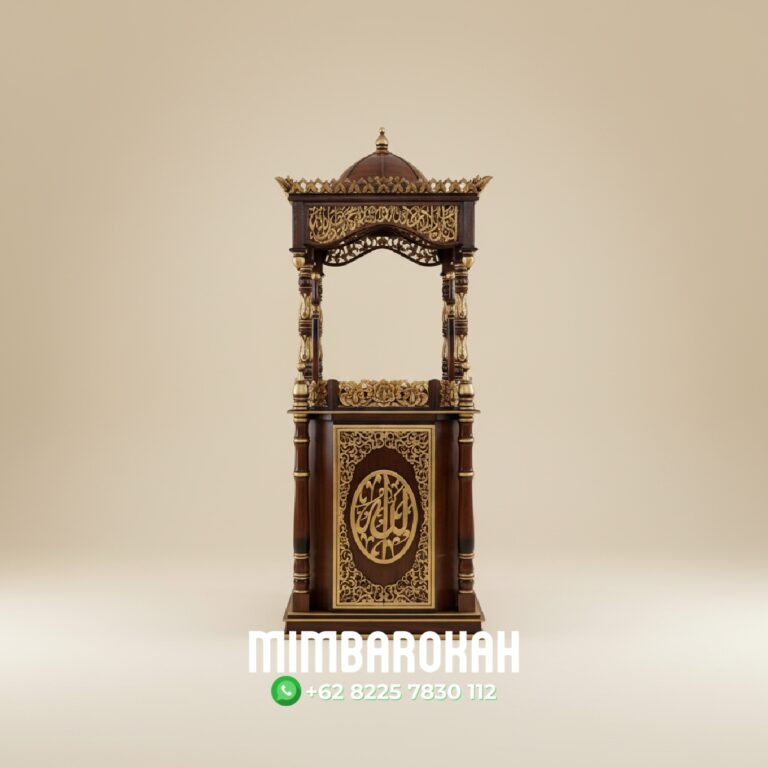 Model Mimbar Masjid Podium Kudus Buatan Jepara