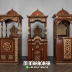 Podium Mimbar Ukiran Mewah Pesanan Masjid Agung Palabuhanratu