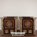 Mimbar Podium Masjid Ukir Jepara Ready Stock Mimbar Podium Klasik Mewah Ukir Gebyok Jepara