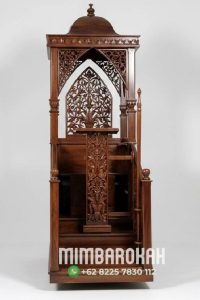 Mimbar Kubah Klasik Mewah Pesanan DKM Masjid Depok