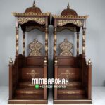 Mimbar Kayu Kaligrafi Arabic Pesanan DKM Masjid Agung Magelang