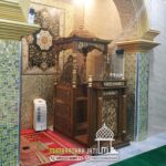 Harga Mimbar Podium Masjid Ukiran Kaligrafi Atap Kubah Masjid Agung Sukoharjo