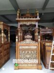 Mimbar Podium Masjid Ukiran Kaligrafi Atap Kubah Masjid Agung Wates