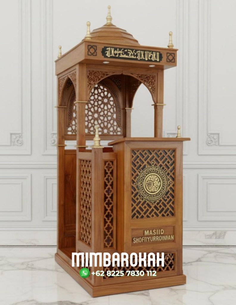 Mimbar Minimalis Masjid Agung Slawi Tegal