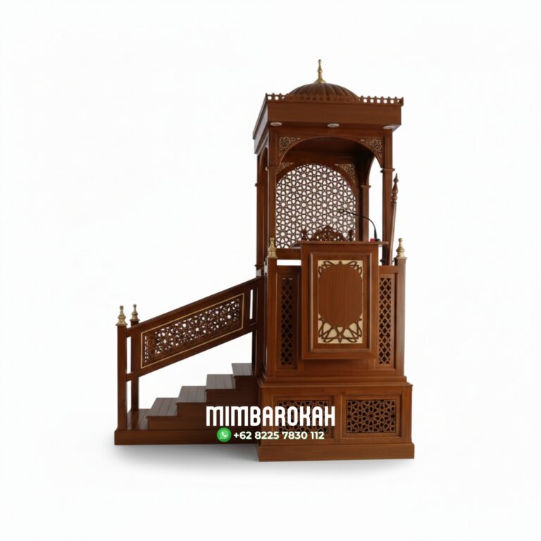 Mimbar Masjid Terbaik Ukiran Mewah Jepara Mebel Furniture Masjid