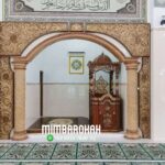Mimbar Podium Masjid Ukiran Kaligrafi Atap Kubah Masjid Agung Palabuhanratu