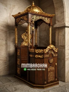 Mimbar Podium Masjid Jepara Kayu Jepara